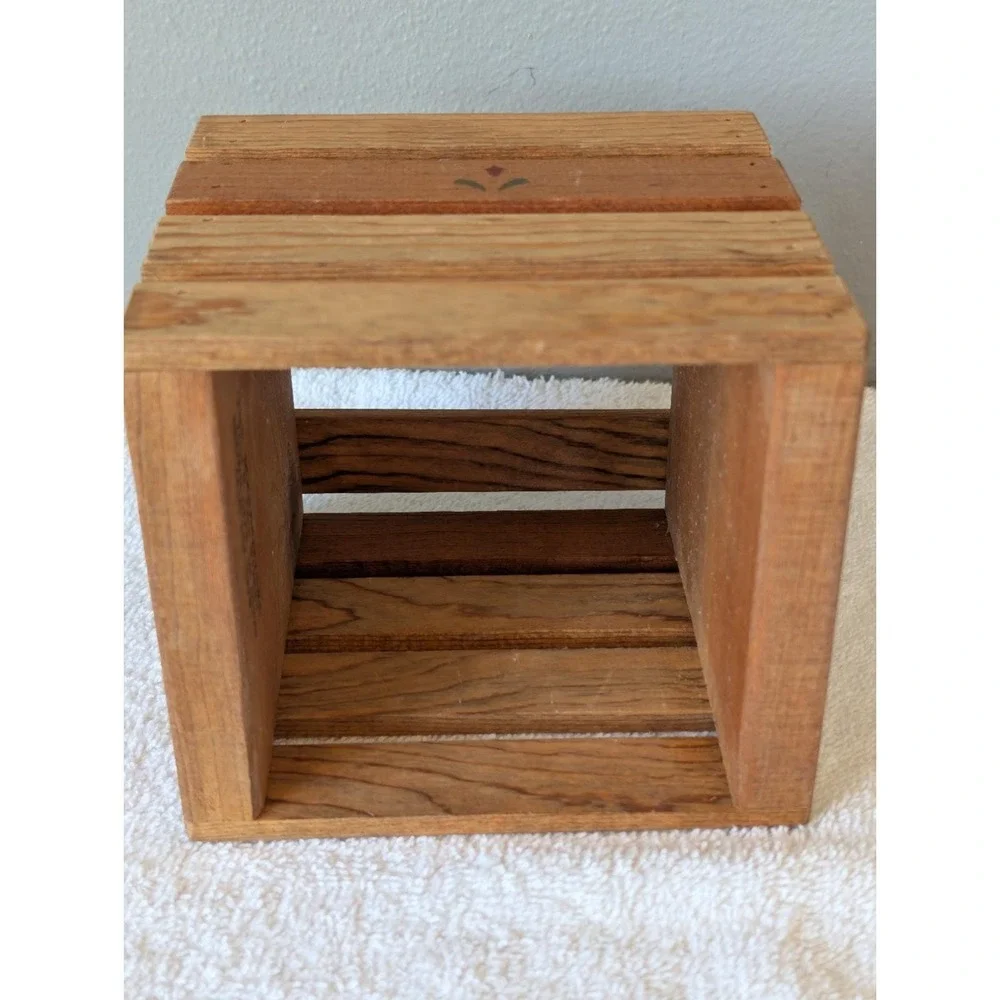 Country Wooden Tissue Box Cover Rustic Farmhouse Cottage Core Sheep Stencil